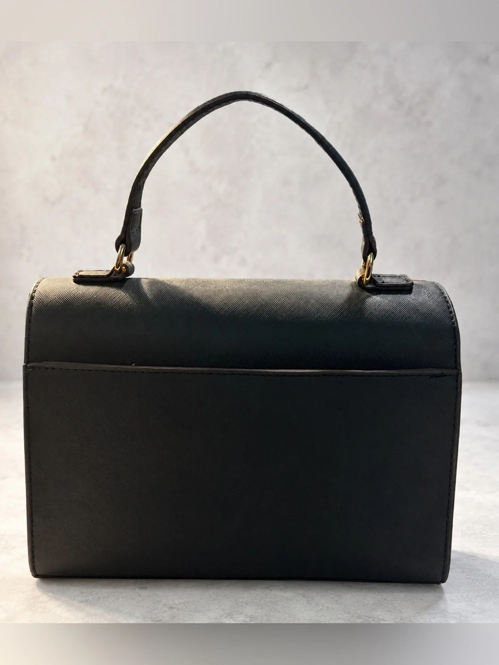 Anne Klein Avery Flap Top Handle Crossbody Satchel Bag Forest Green